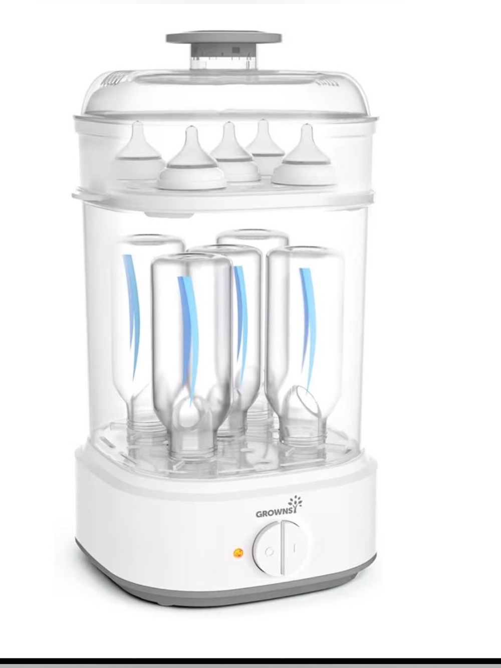 GROWNSY Baby Bottle Sterilizer Steamer
